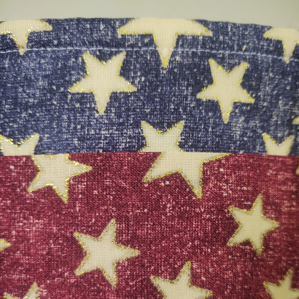 Handmade Star Patterned Mini Tote HandBag - Picture 3 of 3